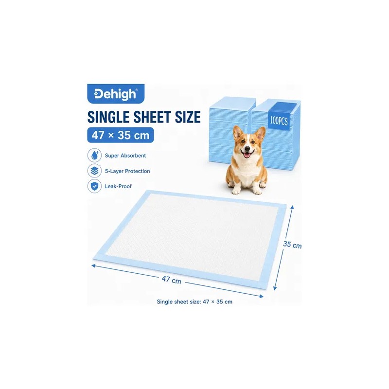 Tapetes Sanitarios Absorbentes Para Perros Dehigh 33x45 Cm Zk-s