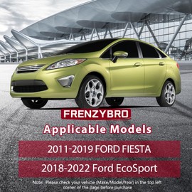 Frenzybro 10pcs Front Lower Control Arm w/Ball Joints Sway Bar Link Outer Inner Tie Rod Boot Suspension Kit#OEM CMS40194 CMS40195# Replacement for 2011-2019 Ford Fiesta 2018-2022 Ford EcoSport