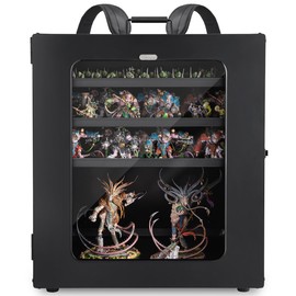 Kreapa Miniature Storage Case, Minatures Transport Case, Stackable Miniature Carrying Case, Easy Transportation And Storage For Warhammer 40k (Large Size)