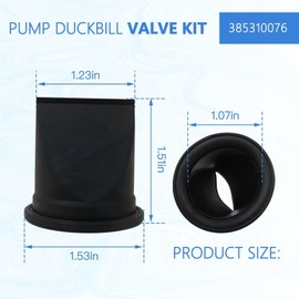 JRSHOME 2024 Easy Installation RV Toilet Valve Kit Replacement for Dometic Sealand Vacuum Generators Water PumpsVG4 VG3 VGLP SW12 SW24 TW14 TW24 Models-4 Pack