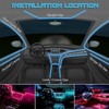 Acrylic Car LED Interior Lighting, RGB Ambient Lighting Car Strip