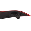Keenso Rear Bumper Reflector Clear Visibility Rounded Edges Shockproof Replacement
