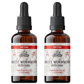 Sweet Wormwood Organic Tincture - Natural Supplement - Made in USA - 2 Fl Oz (Sweet Wormwood - 2 x 2 Fl Oz)