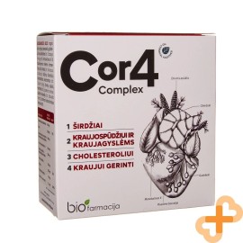 COR 4 COMPLEX 28 Sachets Supplement Heart Blood Pressure and Vessels Support
