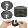 PATIKIL 29mm Plumbing Cover Plates, 9 PCS Wall Split Flange