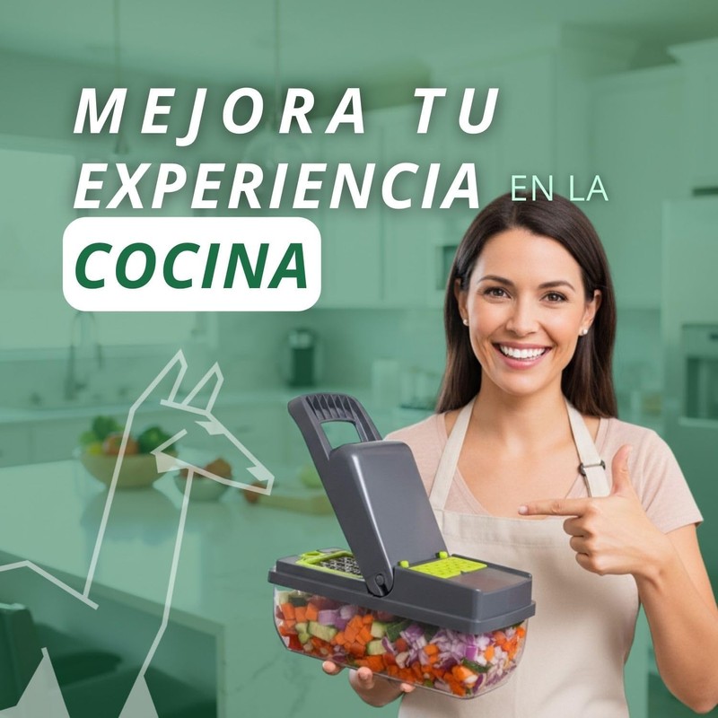 Picador De Verduras 12 En 1 Cortes Precisos KN0001