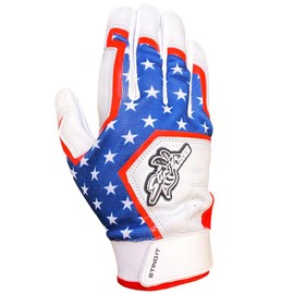 Stinger Sports Sting Squad Batting Gloves, 'Merica USA, Youth Medium