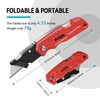 KATA Box Cutter, 2-Pack Tough Folding Utility Knife for Heavy