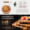 Teak Wood End Grain Cutting Board for Kitchen with Non-slip