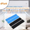 WISLULU 4 Pack Mini Split Air Filter Replacement Fit for