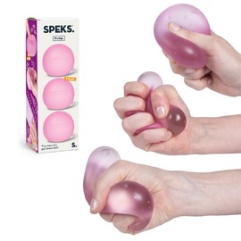 Speks Gump Stress Balls | Ultra Soft Squishy Fidget Toy for Adults & Teens | Stress Relief & Desk Toy | Moon Jelly