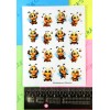 Stickasaurus Wrecks Cute Bumble Bees Sticker Sheet