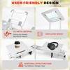 Zelvoro Treadmill Laptop Holder Adjustble Height Width