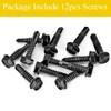 NIDAYE Self-Locking Gate Latch - Post Mount Automatic Gravity Lever
