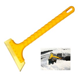 LKCCTK Car Snow Scraper, Defrost Ice Scraper, Snow Removal, Snow Removal, Ice Removal, Water Removal, Lightweight, Small, Winter Goods, Windshield, Car Ice, Snow Removal