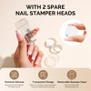 MelodySusie Nail Stamper Kit, Silicone French Tip Stamp Tool, 1PC