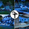 CREPOW Solar Spot Lights Outdoor, Blue Solar Spotlights Landscape Lighting