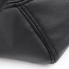 PIT66 Black Armrest Cover Center Console Lid Cover Microfiber Leather