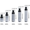 YLUNWUDE Travel Size Fine Mist Spray Bottles, Clear Plastic Refillable
