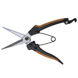 KAKURI GardeningPro 70265 Cork Handle Bud Cutting Shears, Total Length 7.9 inches (200 mm), Non-Slip with Cork Handle