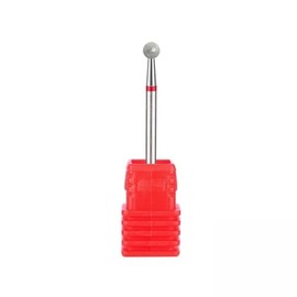 Natury Nails Diamond Drill Bit for Nail Lathe, 4mm Round Ball Drill Bit for Nail Lathe, Russian Manicure, Pedicure, Cuticle (Fine Grit)
