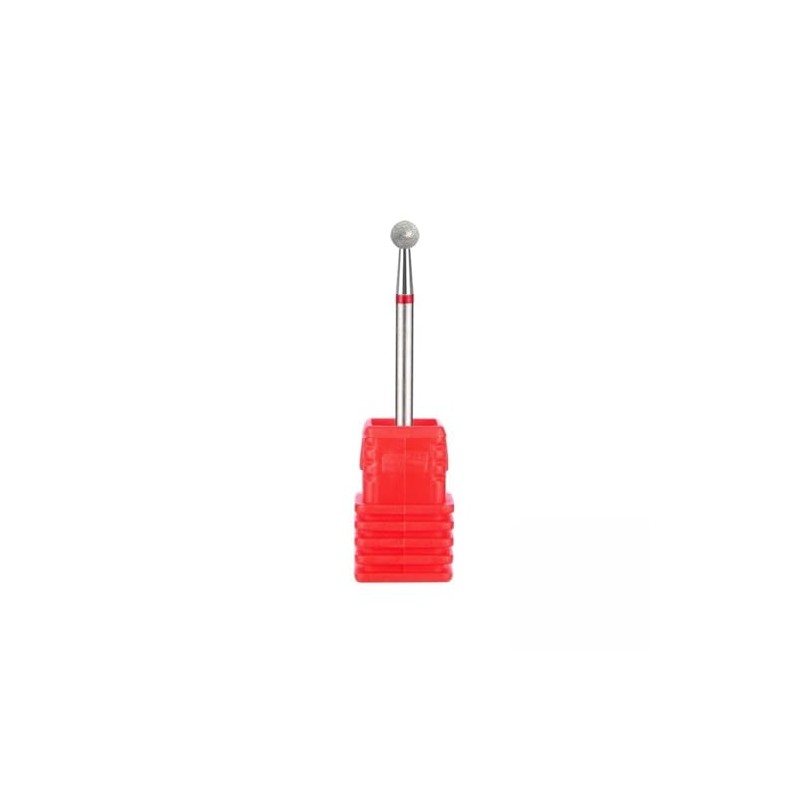 Natury Nails Diamond Drill Bit for Nail Lathe, 4mm Round