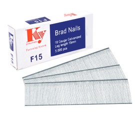 18 Gauge Stainless Steel Brad Nails, 5000 Counts 5/8in 18 GA Brad Nails, Galvanized Nails for Nail Gun, Finishing Nail Gun Nails for Pneumatic, Electric Brad Nailer Gun