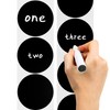 Round Stickers Black 90 mm Circle Labels Colour Coding Dot
