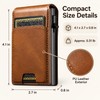 PU Leather Card Holder Wallet for Men – Automatic Pop-Up