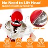 Pouring Shield Compatible with Kitchen Aid Tilt Head 4.5-5Quart Mixer,
