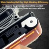 18V Belt Sander Cordless with Dust Bag Electric Sander Tool