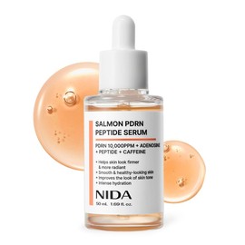 NIDA Salmon PDRN Peptide Serum |Adenosine Caffeine Firm, healthy-looking skin Intense hydration 1.69 fl.oz 50ml / NIDA 연어 PDRN 펩타이드 세럼 | 아데노신 카페인 단단하고 건강해 보이는 피부 강렬한 수분 공급 1.69 fl.oz 50ml