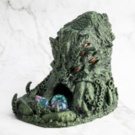 AUSPDICE DND Dice Tower - Dice Tower and Tray for RPG Games, Cave Style Dice Tower for Role Playing Dice