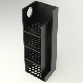 3DEXCEL Fluval Evo Spec 13.5g / 52L Media Basket – Chamber 2 Fit - 4 Tier Shelf - Black
