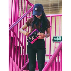 TACTICAL_GEEK Cache L3S Purple Crossbody Shoulder Bag, Multipurpose Sling Bag, Chest Backpack Casual Shoulder for Daily Carry (Small)