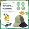 Jupsk Dinosaur Baseball Cap and Sunglasses Set, Summer UV Protection