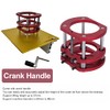 Router Base, 4 Jaw Clamping Router Table Lifting System Base