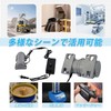 振動モーター DC12–24V 3800rpm 偏心ウェイト内蔵 小型バイブレーションモーター 外形約110×66×54mm・穴径6.1mm/取付ピッチ51.2mm｜振動ふるい/搬送/試作装置に
