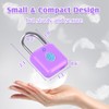 Pothunder Fingerprint Padlock, Smart Padlock, Locker Lock, Combination Fingerprint Lock