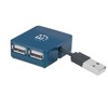 Manhattan 160605 Hub USB, 4 Puertos USB 2.0/1.1, Color Negro