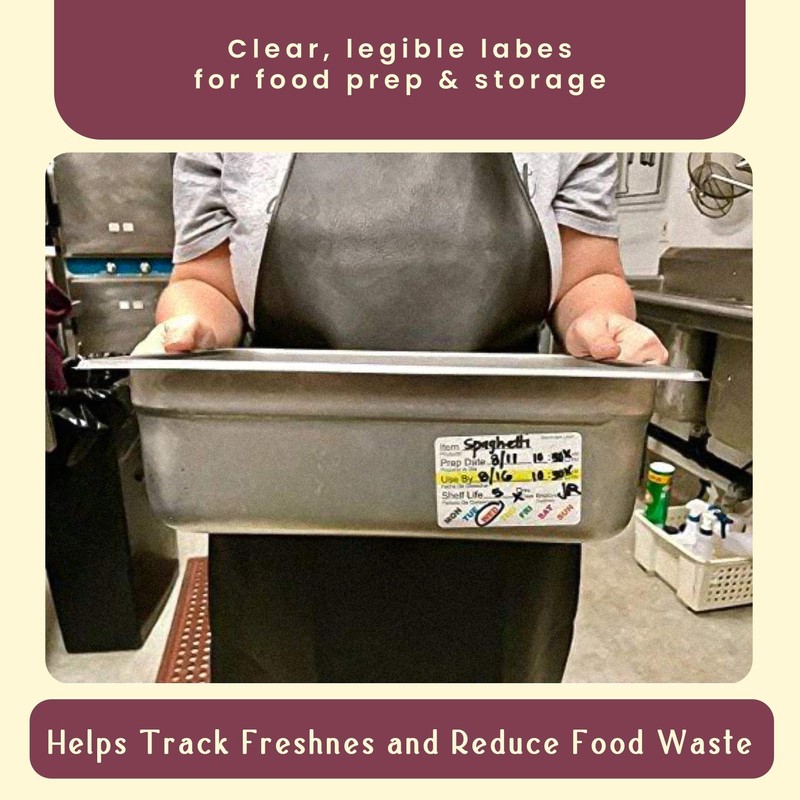 InStockLabels Dissolvable Food Labels - 2” x 3” (500 Labels)