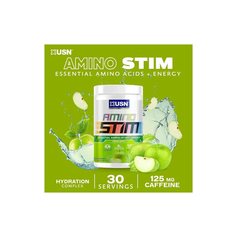 Usn Amino Stim Rendimiento, Enfoque Y Recuperación 30 Serv