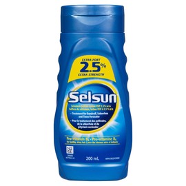 Selsun Dandruff Shampoo, Dandruff Treatment for Scalp with 2.5% Extra Strength Selenium Sulfide Lotion and Pro-Vitamin B5, 200 mL