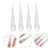 FOMIYES Pcs Nail Charms Queen Fingernail Ring Set Wear Nails