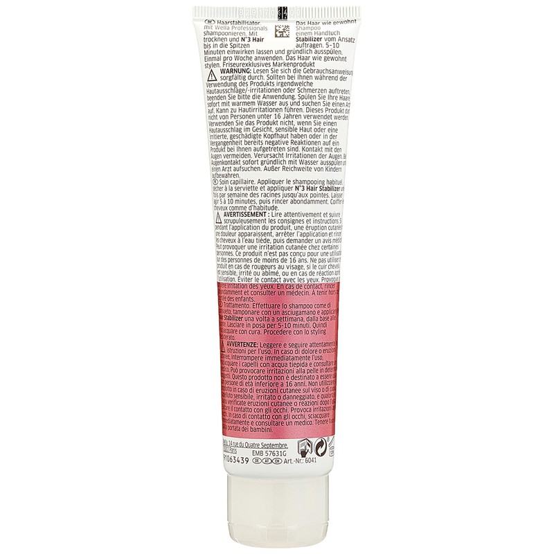 Wella Wellaplex Hair Stabilizer - 3 Unisex Treatment 3.38 oz