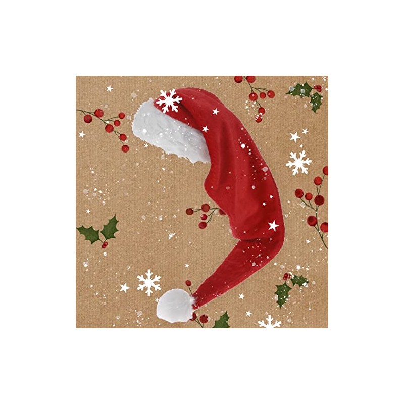MIJOMA Christmas Hat, Santa Hat, Santa Hat with Plush Fur