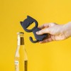 balvi Bottle Opener Katy Colour Grey in the Shape of