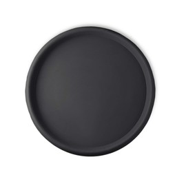 Crescent Garden Universal Round Planter Saucer, Heavy Duty Drainage Dish for Plant Pots, Extra Large Plant Dishes Saucer, Indoor & Outdoor Plant Trays - Caviar Black (23" Inner, 25.5" Outer Diameter)