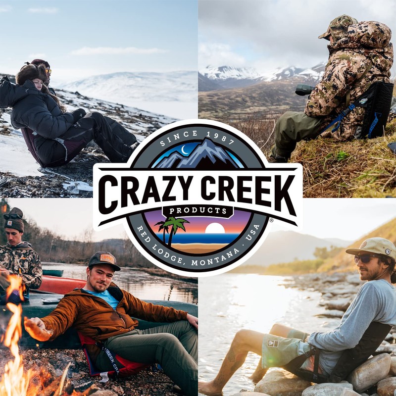 Crazy Creek HEX 2.0 Original Chair for Camping, Stadium Seating