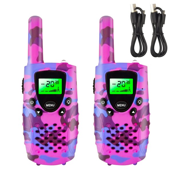 wesTayin-T38 Walkie Talkie Set of 2 Rechargeable, Specific Small Power